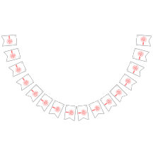 Happy Valentine's Day Love Bunting Banner