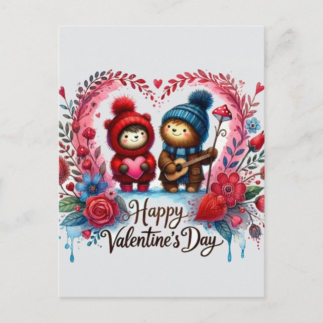 Happy Valentines Day Love Cards  (Front)