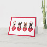 Happy Valentines Day Love French Bulldogs
