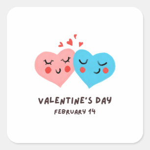 Happy Valentine's Day -Love Images Funny Square Sticker