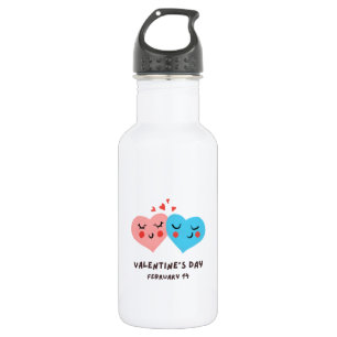 Happy Valentine's Day -Love Images Funny Stainless Steel Water Bottle