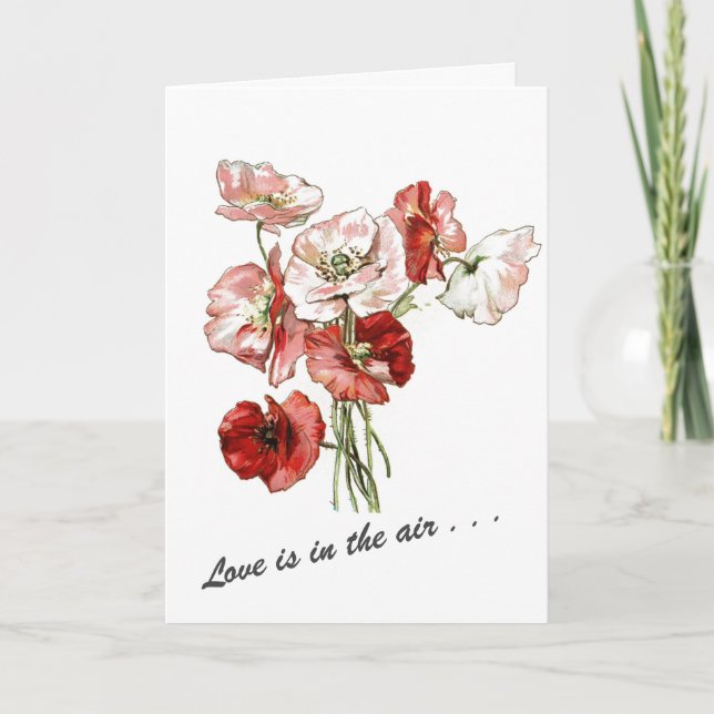 Happy Valentine's Day Love is in the Air Card (Front)