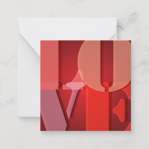 Happy Valentines Day Love Note Card