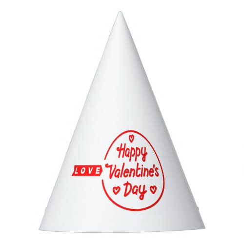 Happy Valentines Day Love Party Hat