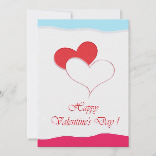 Happy Valentines Day Lovely Elegant Greeting Holiday Card