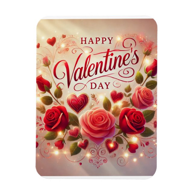 Happy Valentine's Day Magnet (Vertical)