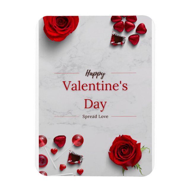 Happy Valentine's Day Magnet (Vertical)