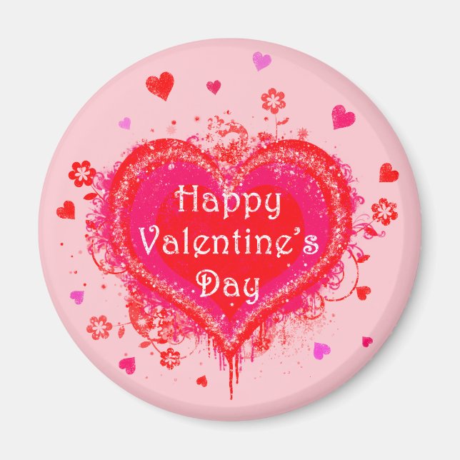 Happy Valentine's Day Magnet (Front)