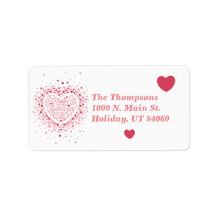Valentines Day Labels | Zazzle