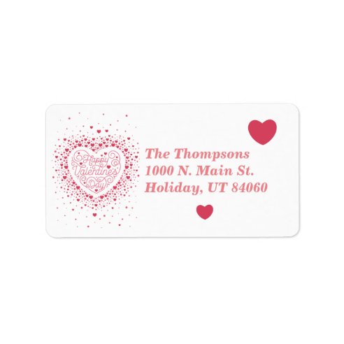 Valentine Labels | Zazzle