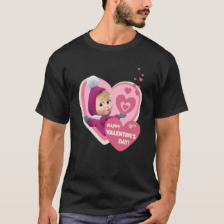 Happy Valentine's Day Masha and the Bear  1 T-Shirt