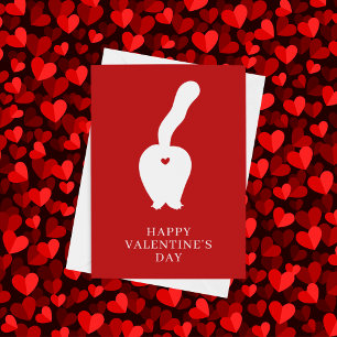 HAPPY VALENTINE'S DAY Me & My Cat Holiday Card