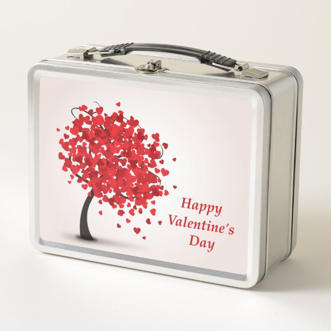Happy Valentine's Day Metal Lunch Box (Front)