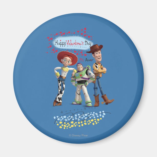 Happy Valentine's Day, Mi Amor Magnet (Front)