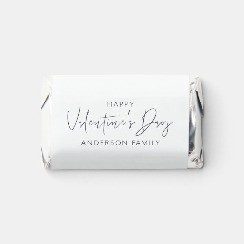Happy Valentines Day Modern Simple Elegant Chic Hersheys Miniatures