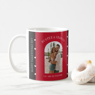 Happy Valentines day modern simple romantic photo Coffee Mug