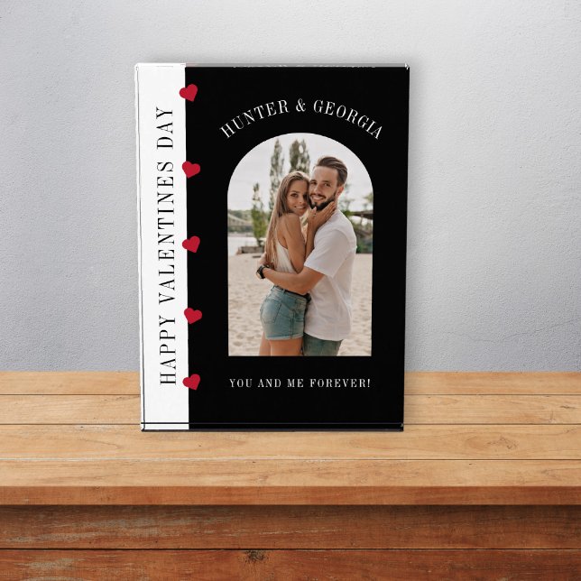 Happy Valentines day modern stylish romantic photo (Creator Uploaded)