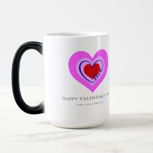 Happy Valentines Day Morphing Mug