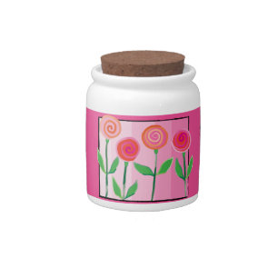 Happy Valentines Day Mothers Day Candy Jar