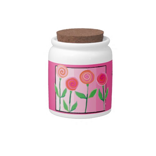 Happy Valentines Day Mothers Day Candy Jar