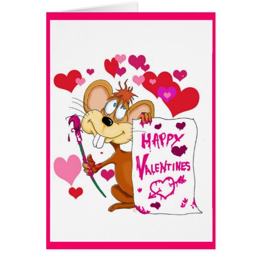 Happy Valentines Day mouse (Front)