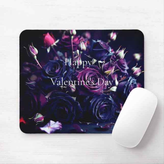 Happy Valentine's Day Mouse Pad (With Mouse)