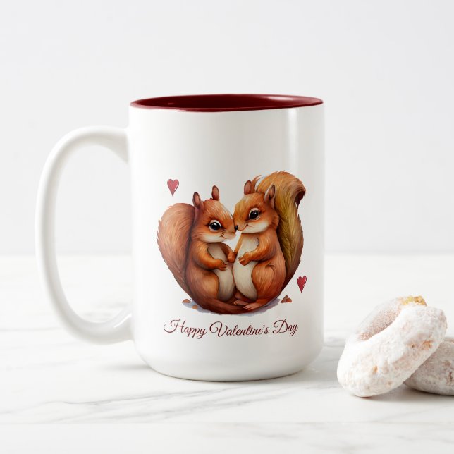 Happy Valentine's Day Mug (With Donut)