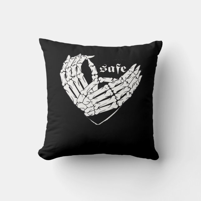 Happy Valentine's Day - My Heart Is My Valentine C Throw Pillow (Front)