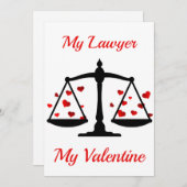 Happy valentines day my lawyer holiday card (Front/Back)