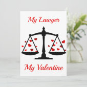 Happy valentines day my lawyer holiday card (Standing Front)