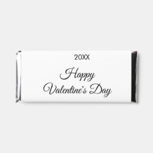Happy Valentine's day name love simple year stylis Hershey Bar Favors
