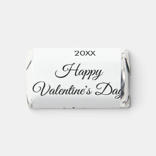 Happy Valentine's day name love simple year stylis Hershey's Miniatures