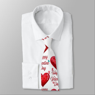 Happy Valentines Day Neck Tie