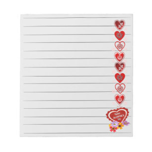Happy Valentine's Day Notepad