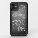 Happy Valentine's day on a chalk board OtterBox Commuter iPhone 11 Case