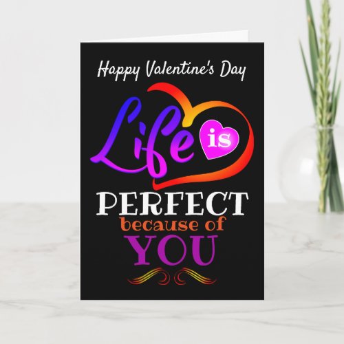 Happy Valentines Day or edit with Your Text Holiday Card