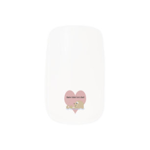 Happy Valentines Day Otter Minx Nail Wraps