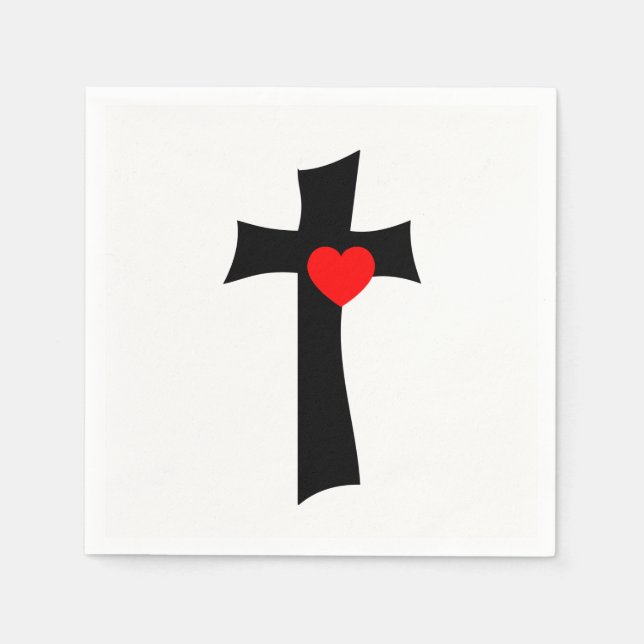 Happy Valentine's Day Paper Napkins (Front)