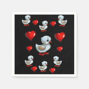 Happy Valentine's Day Paper Napkins