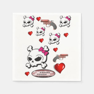 Happy Valentine's Day Paper Napkins