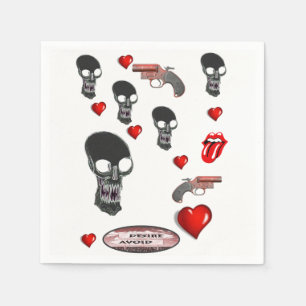 Happy Valentine's Day Paper Napkins