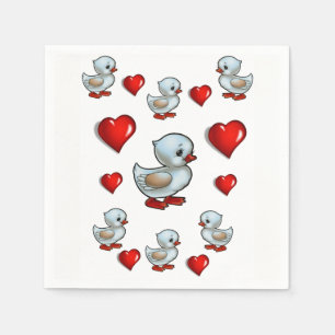 Happy Valentine's Day Paper Napkins