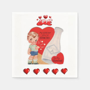 Happy Valentine's Day Paper Napkins