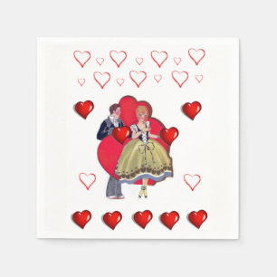 Happy Valentine's Day Paper Napkins