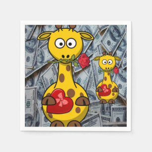 Happy Valentine's Day Paper Napkins