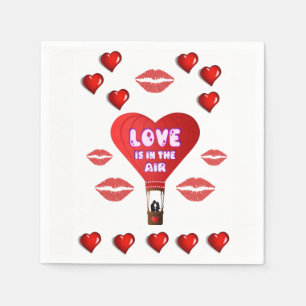 Happy Valentine's Day Paper Napkins
