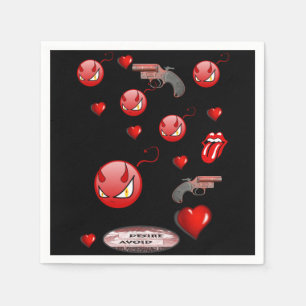 Happy Valentine's Day Paper Napkins