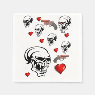 Happy Valentine's Day Paper Napkins