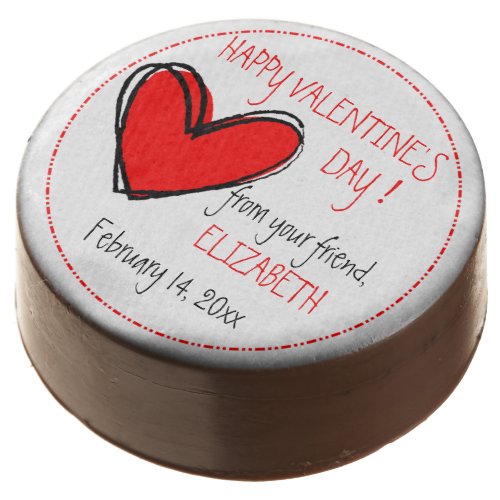 Happy Valentines Day _ Personalized Chocolate Covered Oreo