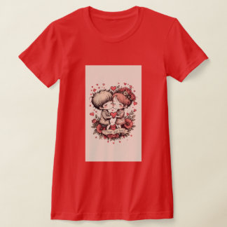 Happy Valentine's Day Personalized Gift T-Shirt